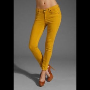 Mustard Yellow Rag & Bone Jeans